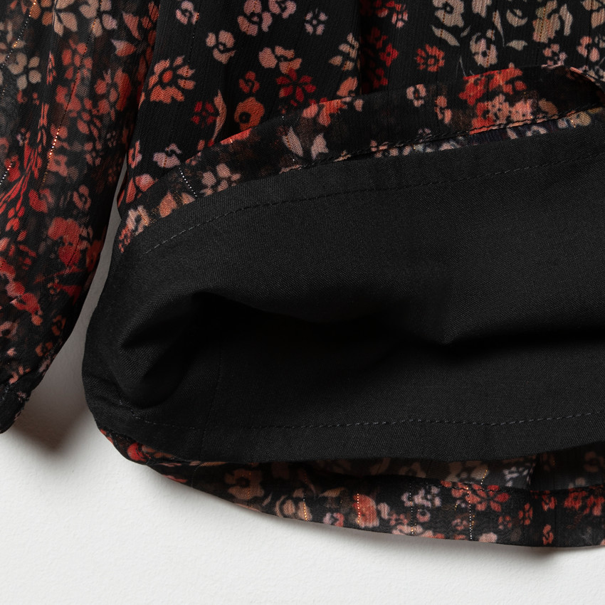 Τουνίκ Εγκυμοσύνης μακρυμάνικο με σχέδιο floral 