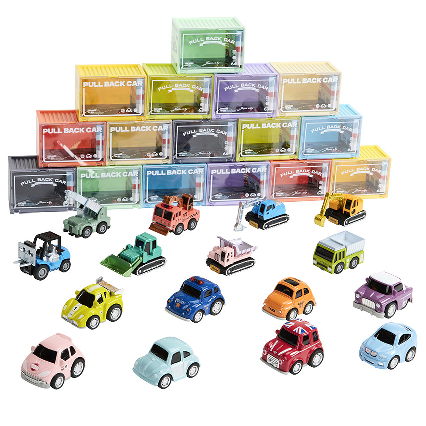 Μινιατούρα όχημα με τριβή εκσκαφέας μπλε/μαύρο 