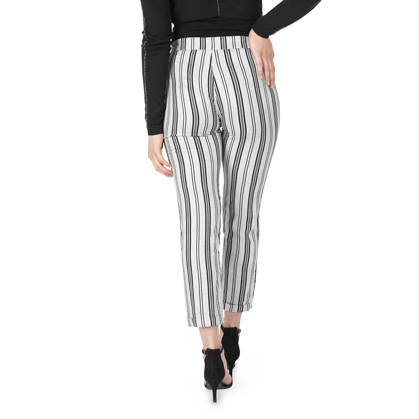 Παντελόνι εγκυμοσύνης μέχρι τον αστράγαλο με κάθετες ρίγες  Additional Παντελόνι εγκυμοσύνης μέχρι τον αστράγαλο με κάθετες ρίγες