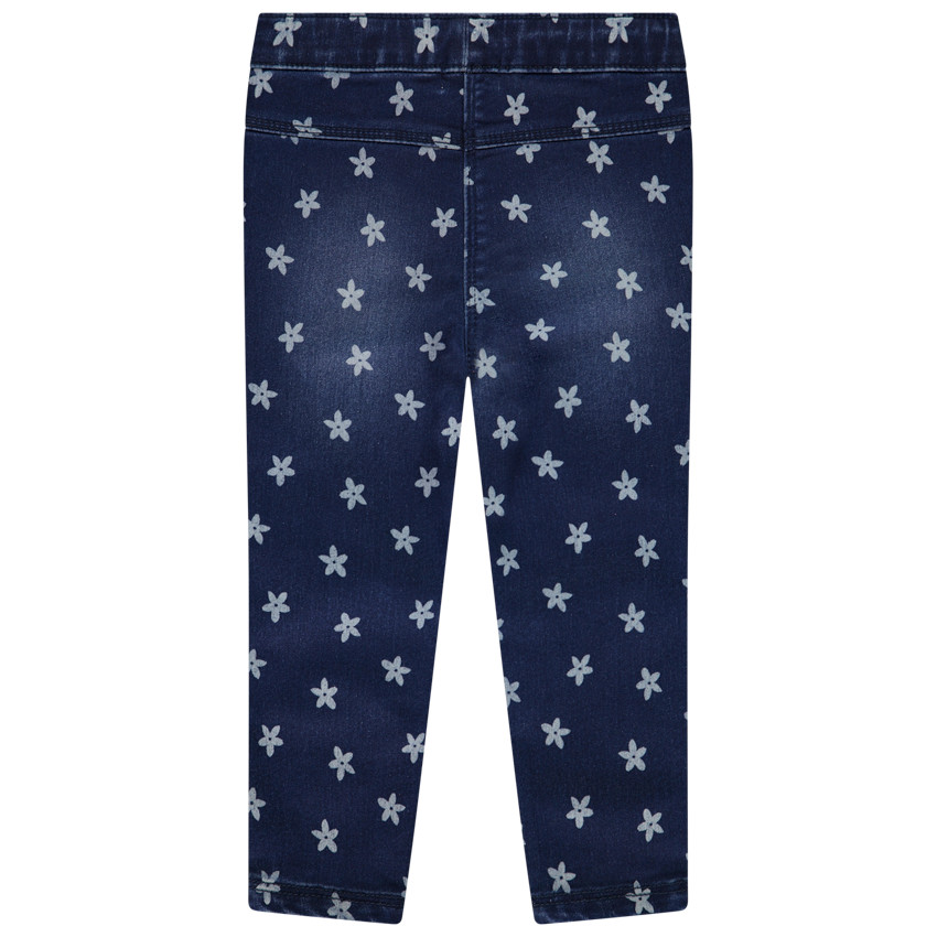 Jegging super stretch en twill imprimé fleurs pour bébé fille  Additional Jegging super stretch en twill imprimé fleurs pour bébé fille