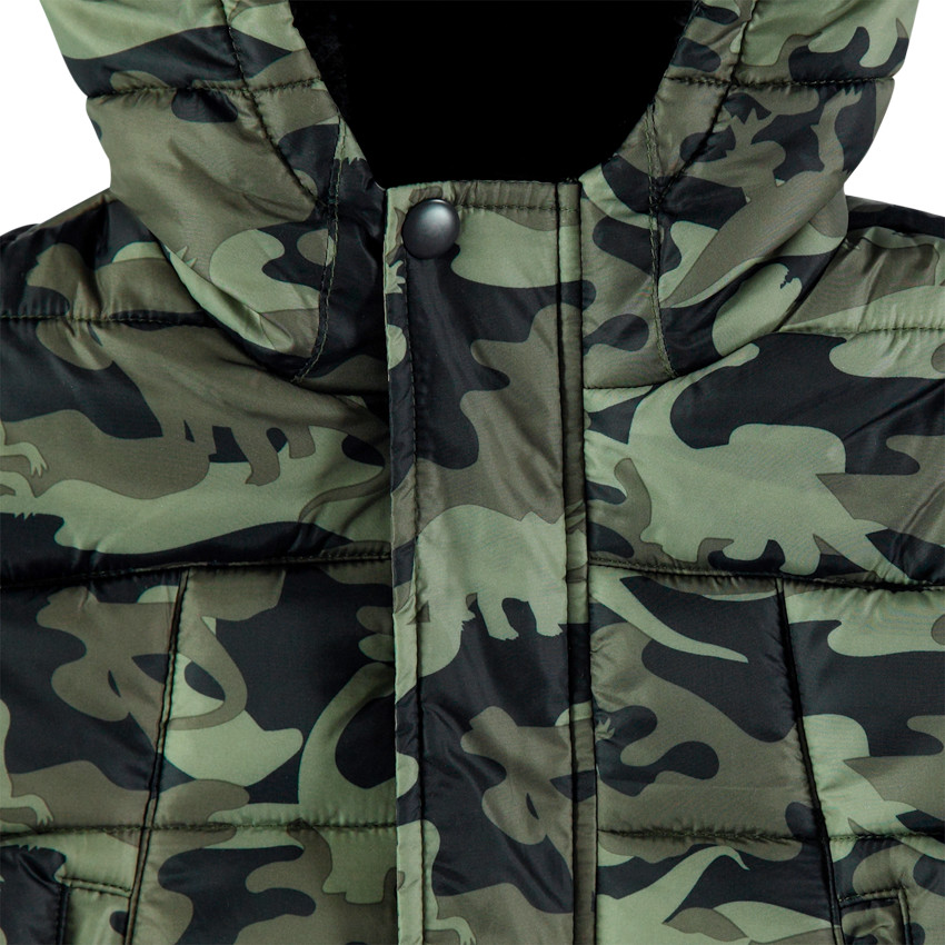 Μπουφάν camouflage και επένδυση sherpa 