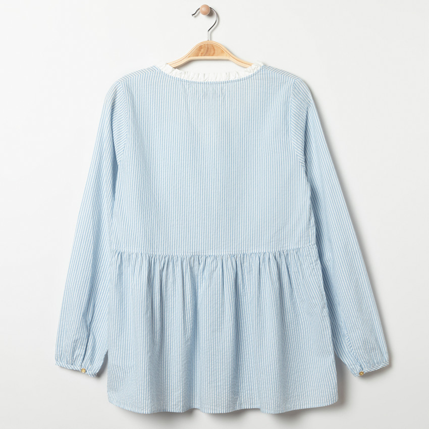 Πουκάμισο μακρυμάνικο εγκυμοσύνης  ριγέ 