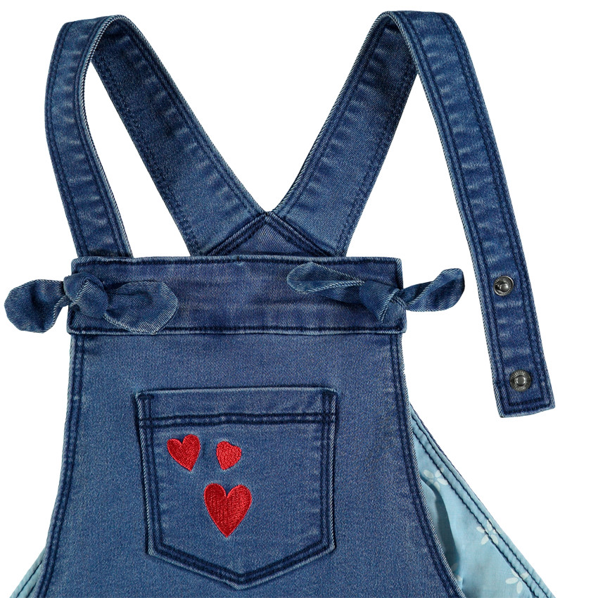 Σαλοπέτα κοντή jean effet used με Μικρά Κεντήματα  Additional Σαλοπέτα κοντή jean effet used με Μικρά Κεντήματα