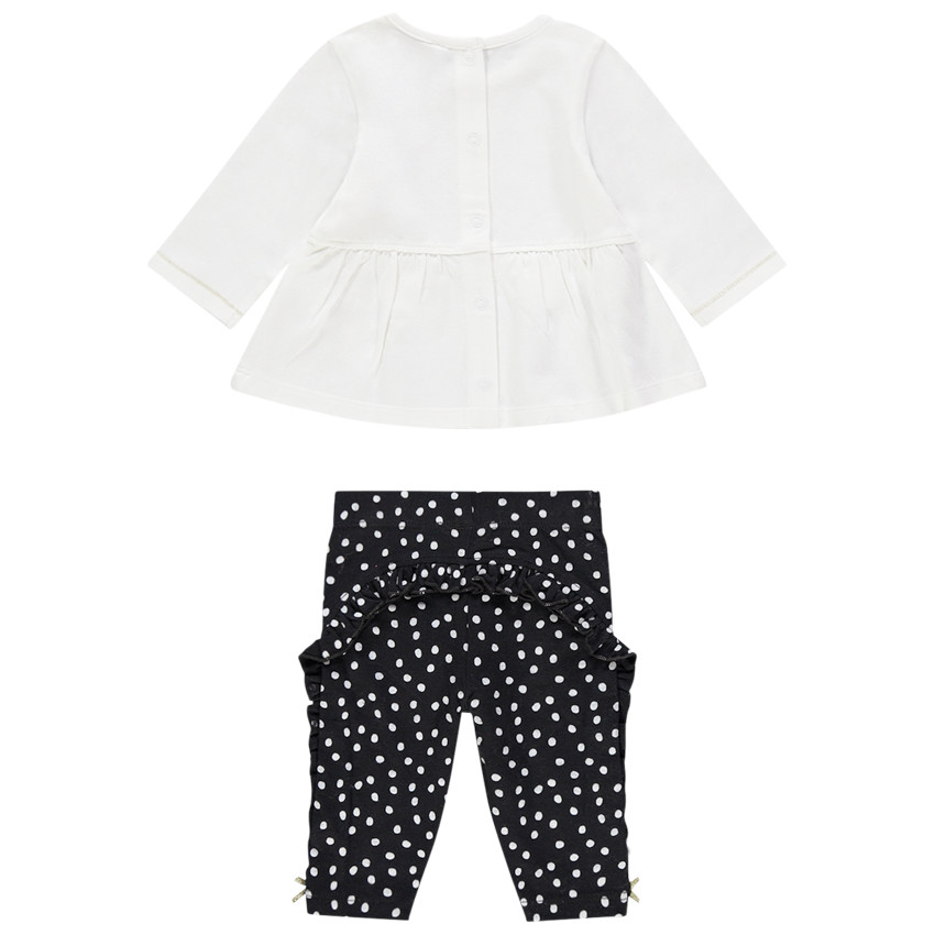 Σετ τουνίκ με σχέδιο Winnie Disney και παντελόνι πουά 