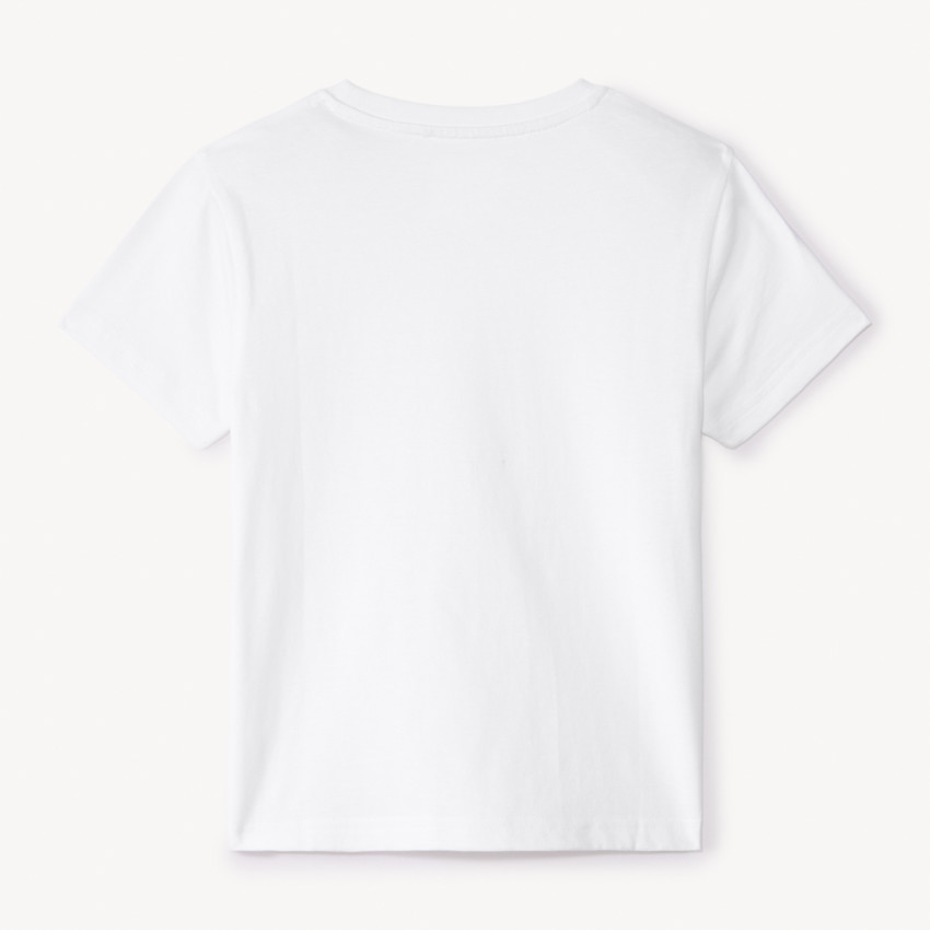 Κοντομάνικο μπλουζάκι μονόχρωμο για αγόρι 