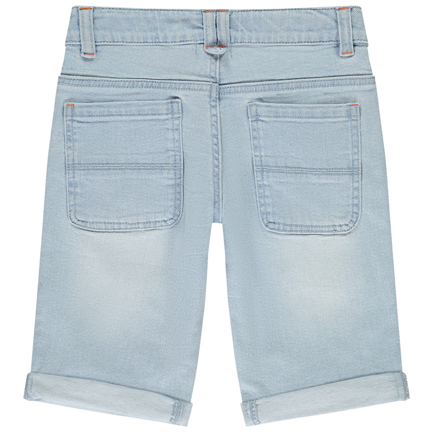 Βερμούδα Jean με εφέ used και ξεθωριασμένο για αγόρι 