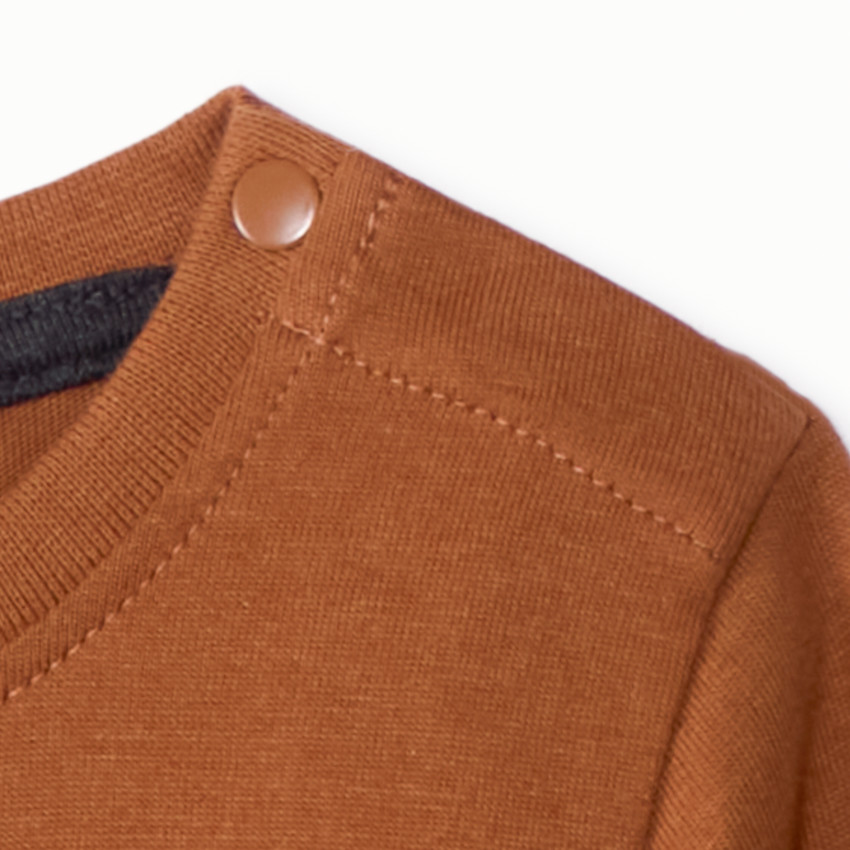 T-shirt manches longues effet colorblock pour bébé garçon 