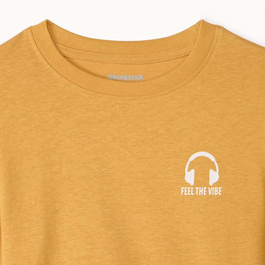 Σετ από 3 μονόχρωμα μακρυμάνικα μπλουζάκια για αγόρι 