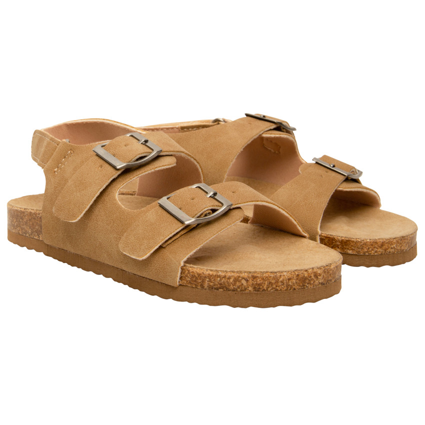 Σανδάλια με βέλκρο και διπλή αγκράφα για αγόρι 