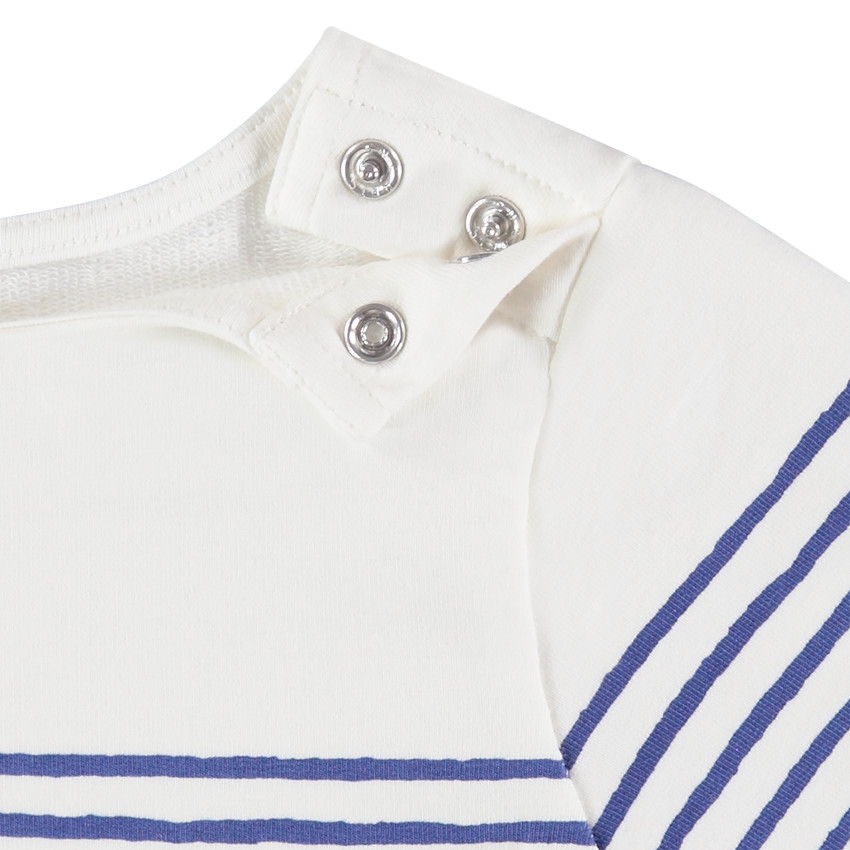 Μαρινιέρα με ρίγες σε αντίθεση και αστέρι από ροζ πούλιες 