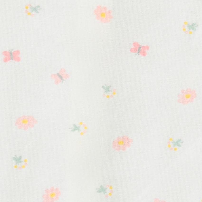 Σετ 2 τμχ. με σαλοπέτα κεντημένο πεταλούδα για bebe κορίτσι 