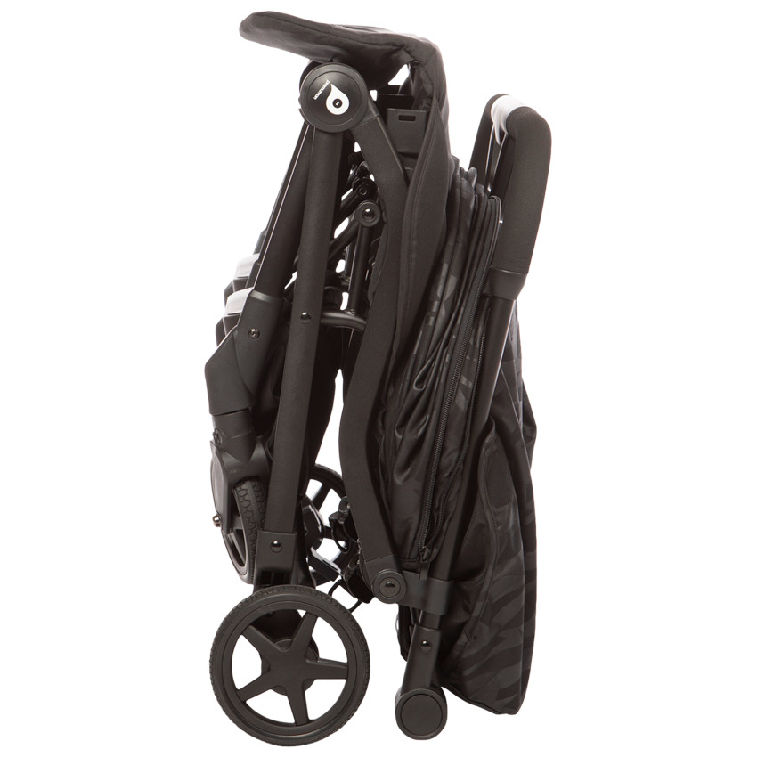 Καρότσι διπλό premium Aria Twin - Μαύρο 