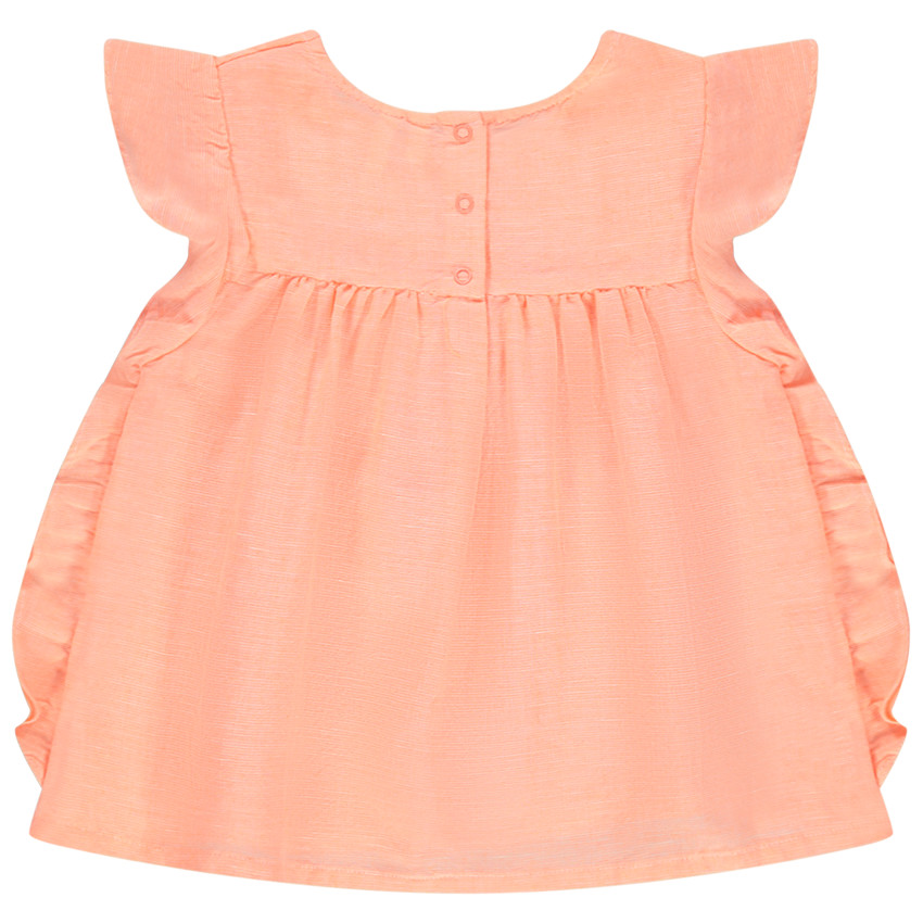 Τουνίκ κοντομάνικη   με κεντήματα και  pompons 