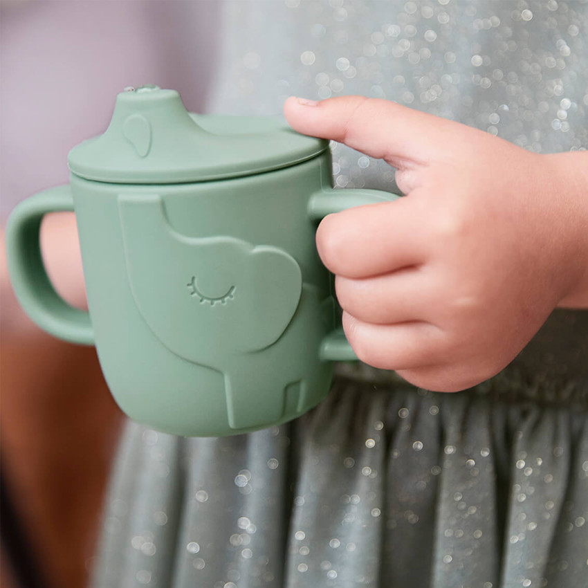 Ποτηράκι Σετ 2 Τμχ Εκπαιδευτικό/ Snack Deer Friends Grey DONE BY DEER 