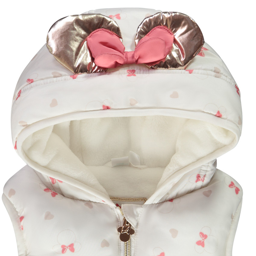 Doudoune sans manches Minnie Disney pour bébé fille 