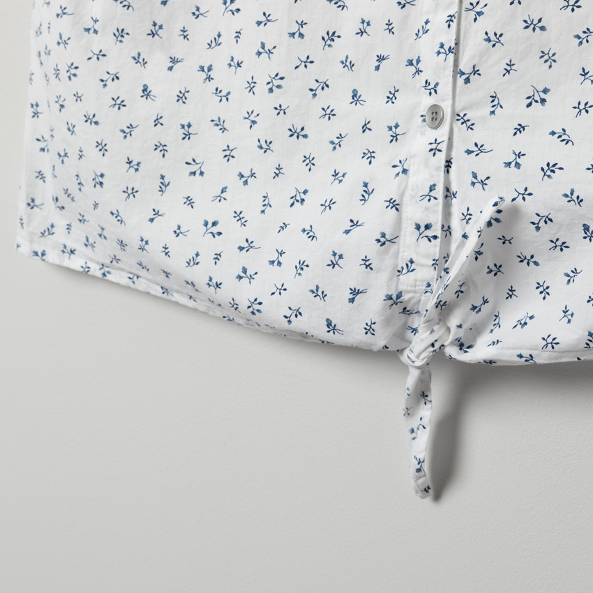 Πουκάμισο αμάνικο εγκυμοσύνης με σχέδιο floral 