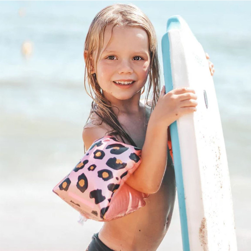 Μπρατσάκια για 2-6 ετών "Rose Gold Leopard" - Swim Essentials 