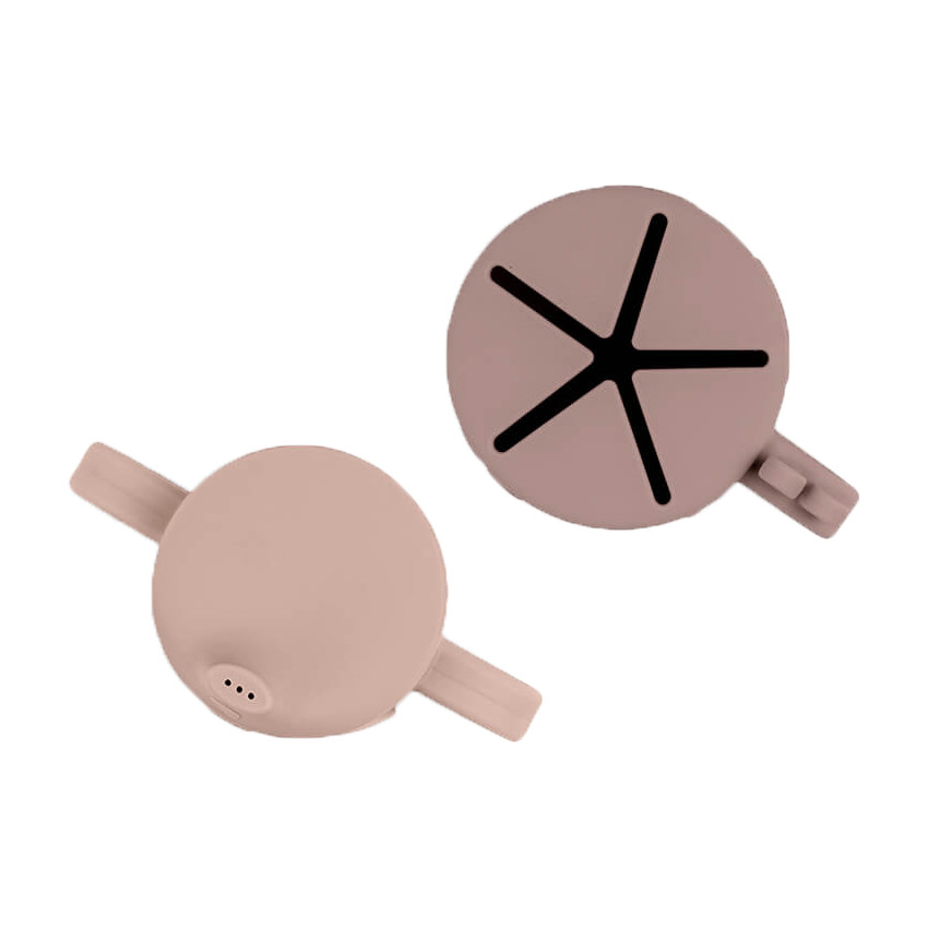 Σετ από 2 κούπες σιλικόνης Deer friends ροζ 