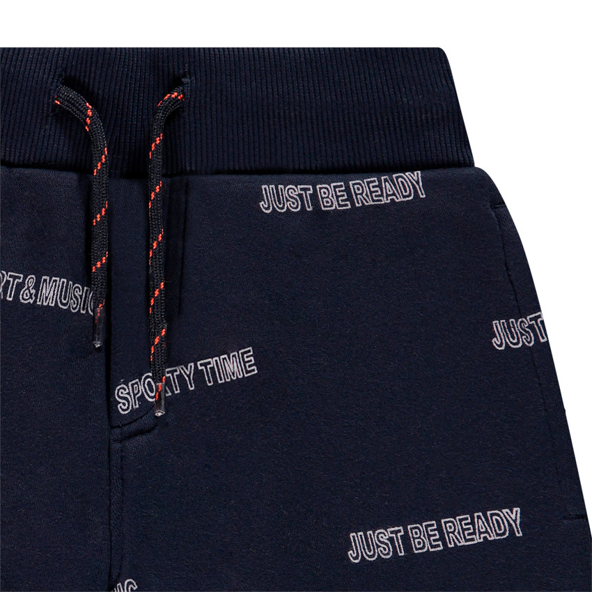 Παντελόνι φόρμας molleton με σχέδιο Μήνυμα για αγόρι 