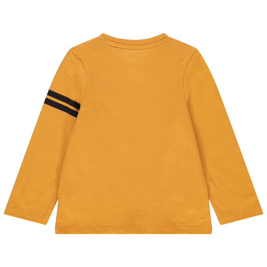 T-shirt manches longues en coton bio print Mickey et Donald Disney 