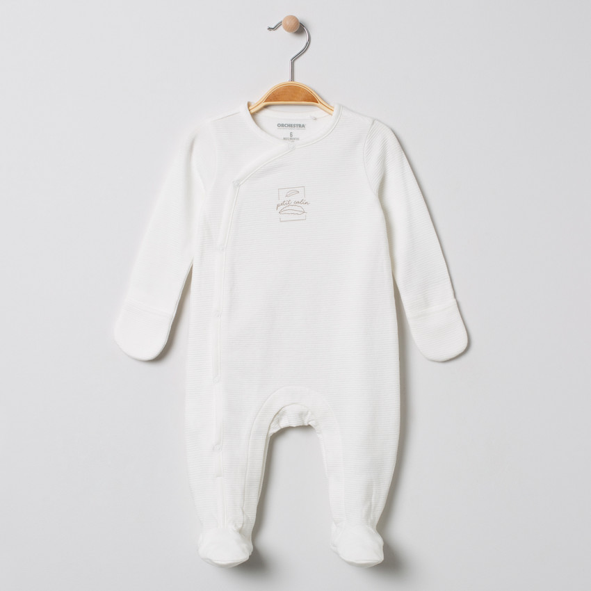 Dors-bien en coton maille fantaisie 