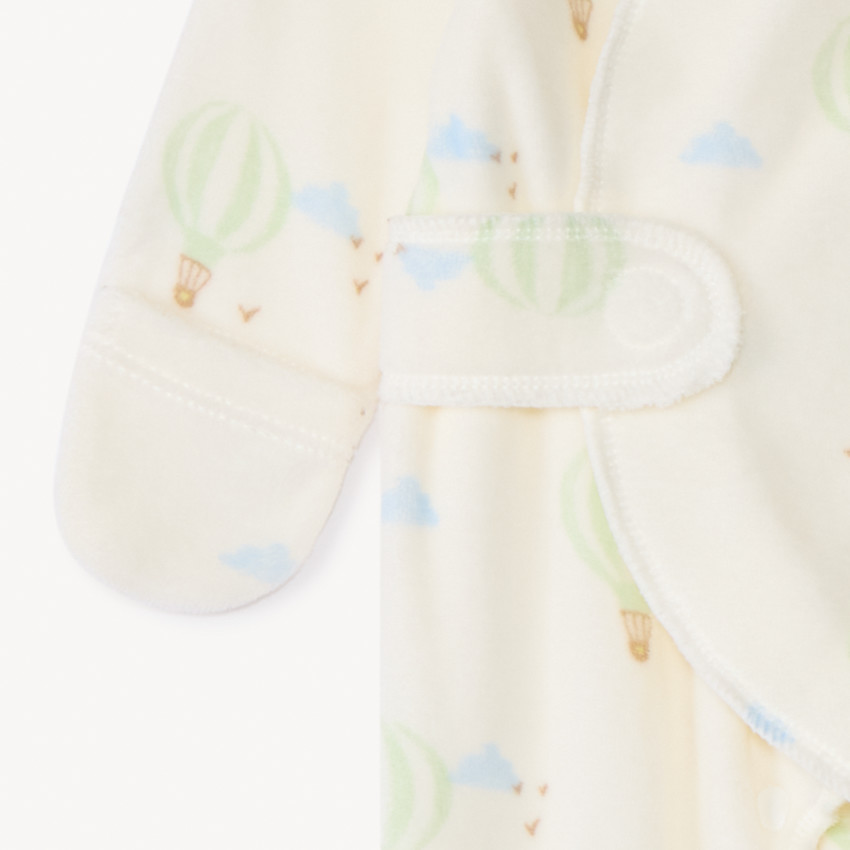 Φορμάκι βελουτέ με σχέδιο αερόστατα για πρόωρο μωρό 