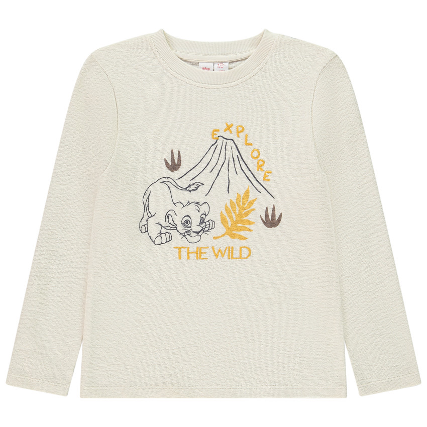 T-shirt μακρυμάνικο υφασμάτινο Simba Disney για αγόρι 
