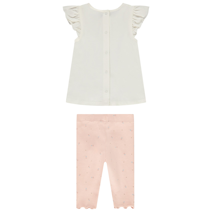 Σετ 2 τμχ. τουνίκ print + κολάν με σχέδιο για bebe κορίτσι 