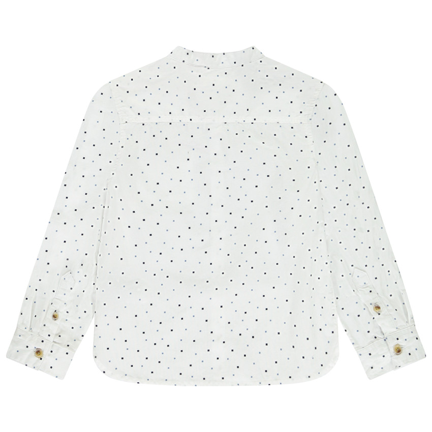 Πουκάμισο μακρυμάνικο με καρό σχέδιο και μαντήλι για αγόρι 