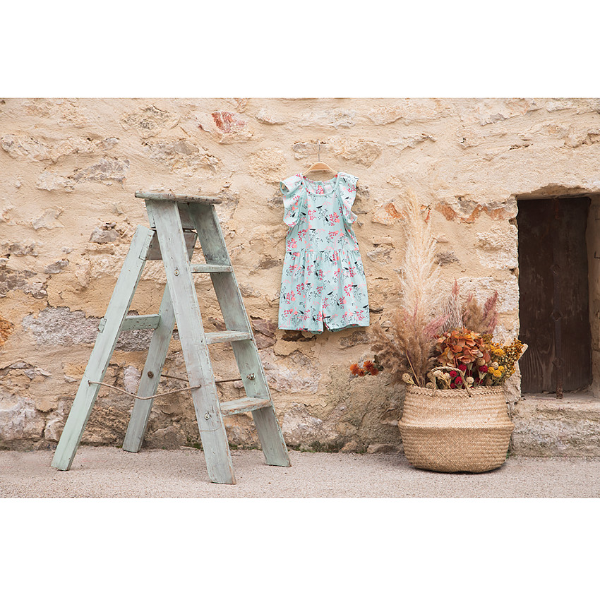 Combinaison longue imprimé fleuri pour bébé fille  Additional Combinaison longue imprimé fleuri pour bébé fille