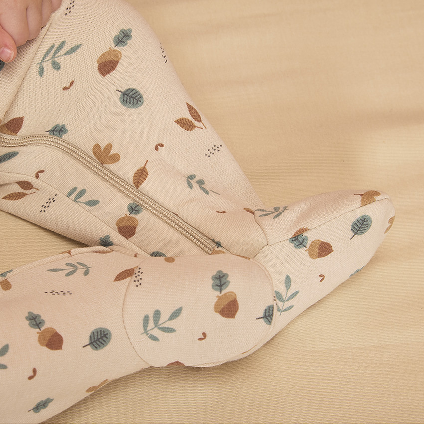 Σετ 2 φερμουάρ με κλειστές ραφές για μωρό αγόρι 