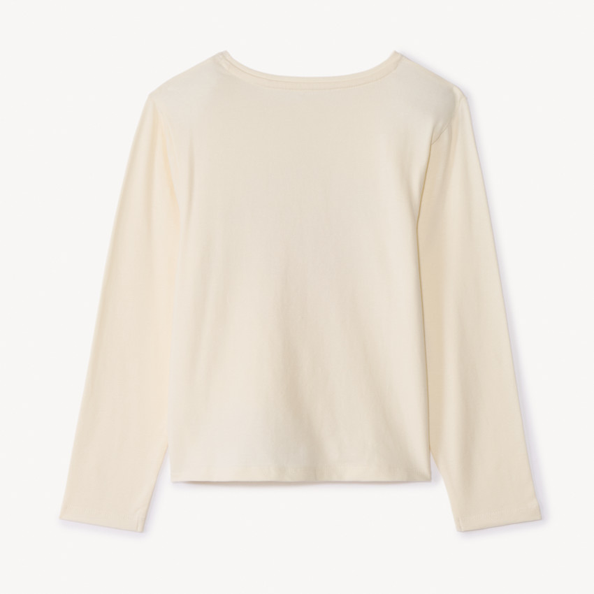 T-shirt manches longues avec print papillon pour fille 