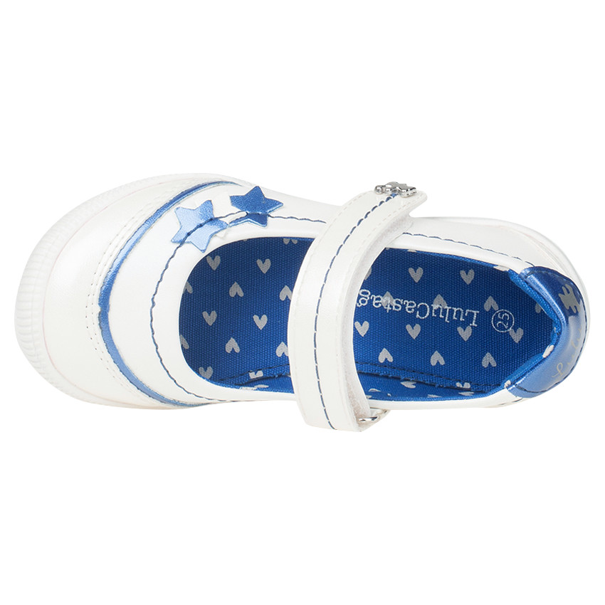 Babies blanches avec patchs étoiles - Lulu Castagnette 