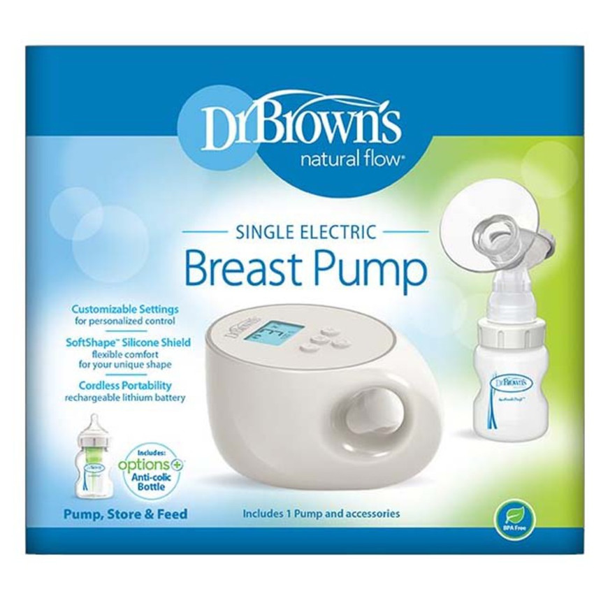 Θήλαστρο Ηλεκτρικό Μονής Άντλησης Single Electric Breast Pump Dr. Brown's 