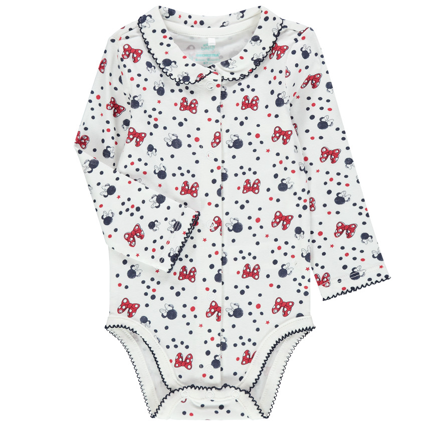 Body μακρυμάνικο σχέδιο Minnie Disney σε όλη την επιφάνεια  Additional Body μακρυμάνικο σχέδιο Minnie Disney σε όλη την επιφάνεια