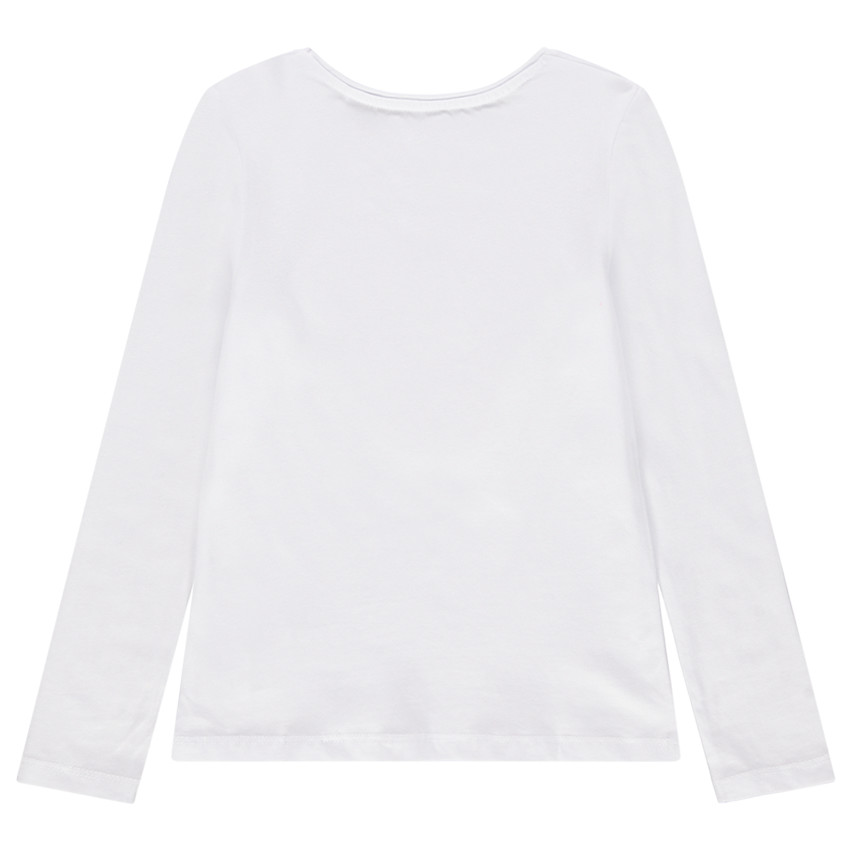 T-shirt manches longues en coton motif Minnie en relief Disney 