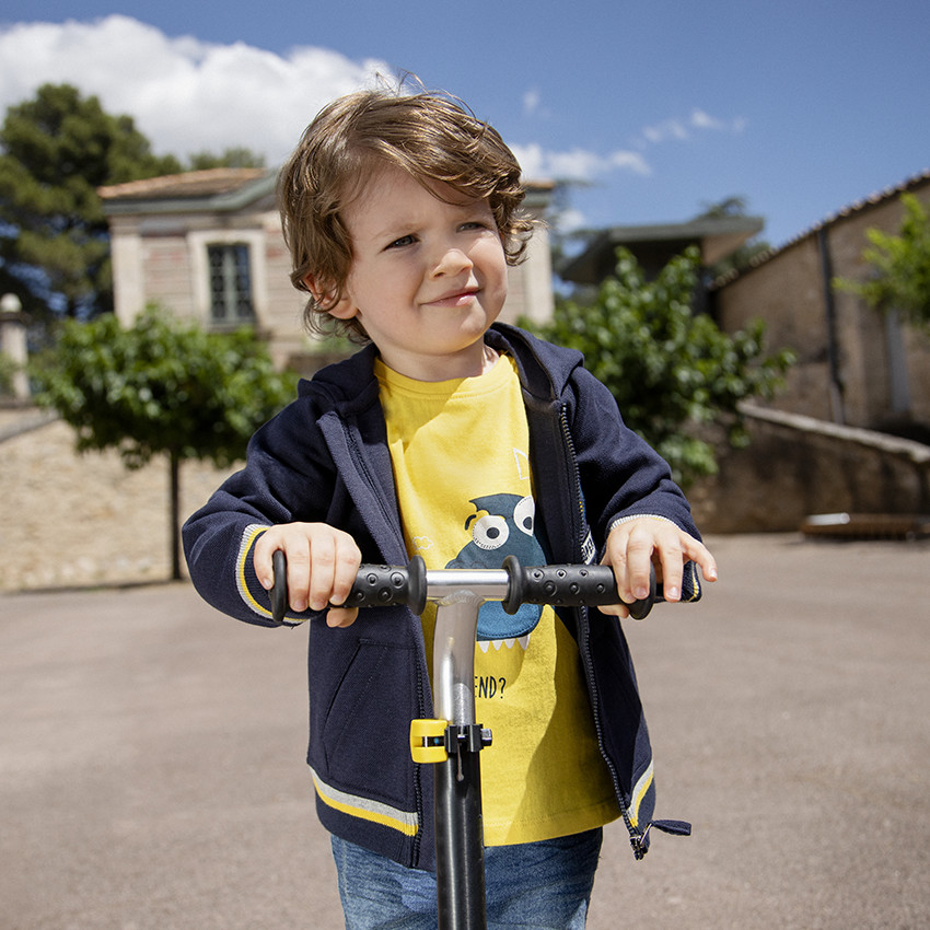 T-shirt μακρυμάνικο με οργανικό βαμβάκι σχέδιο δράκος 