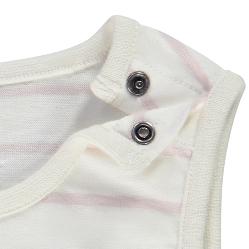 Αμάνικο μπλουζάκι από jersey με ρίγες και print για bebe αγόρι 