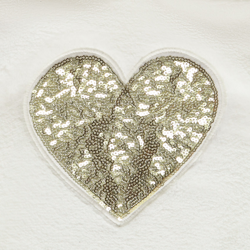 Sweat polaire avec coeur en sequins pour fille Main Sweat polaire avec coeur en sequins pour fille