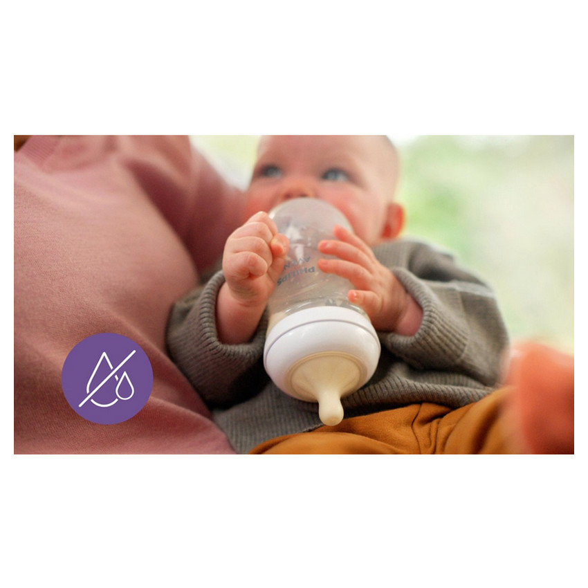 Lot de 3 biberons Natural Response 260 ml 