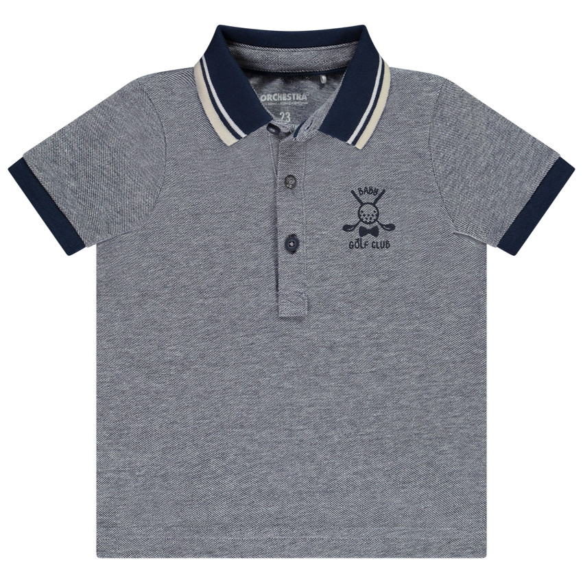 Polo manches courtes print golf pour bébé garçon 