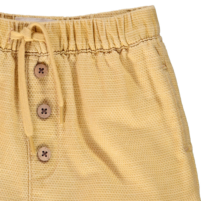 Βερμούδα βαμβακερή μονόχρωμο για bebe αγόρι 