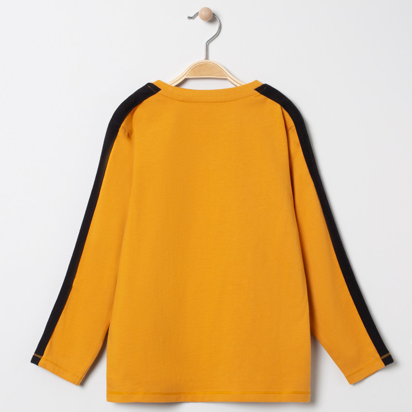 T-shirt μακρυμάνικο με Ρίγες διαφορετικού χρώματος σχέδιο SmileyWorld 