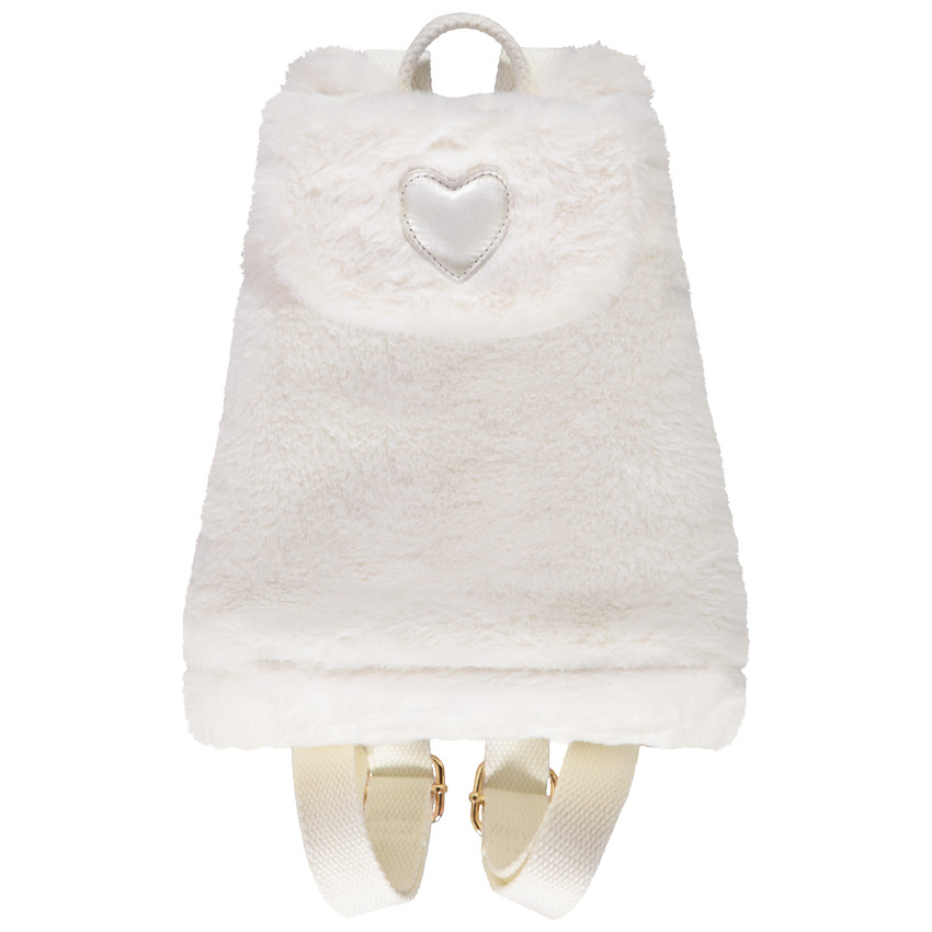Σακίδιο πλάτης από συνθετική γούνα για μωρό κορίτσι 