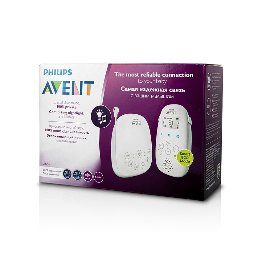 Συσκευή παρακολούθησης μωρού DECT SCD711/52 | Philips Avent