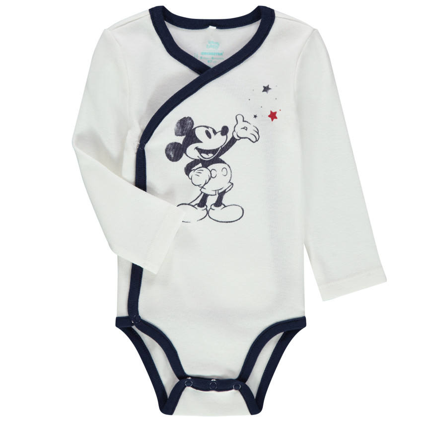 Body manches longues en coton print Mickey Disney  Additional Body manches longues en coton print Mickey Disney