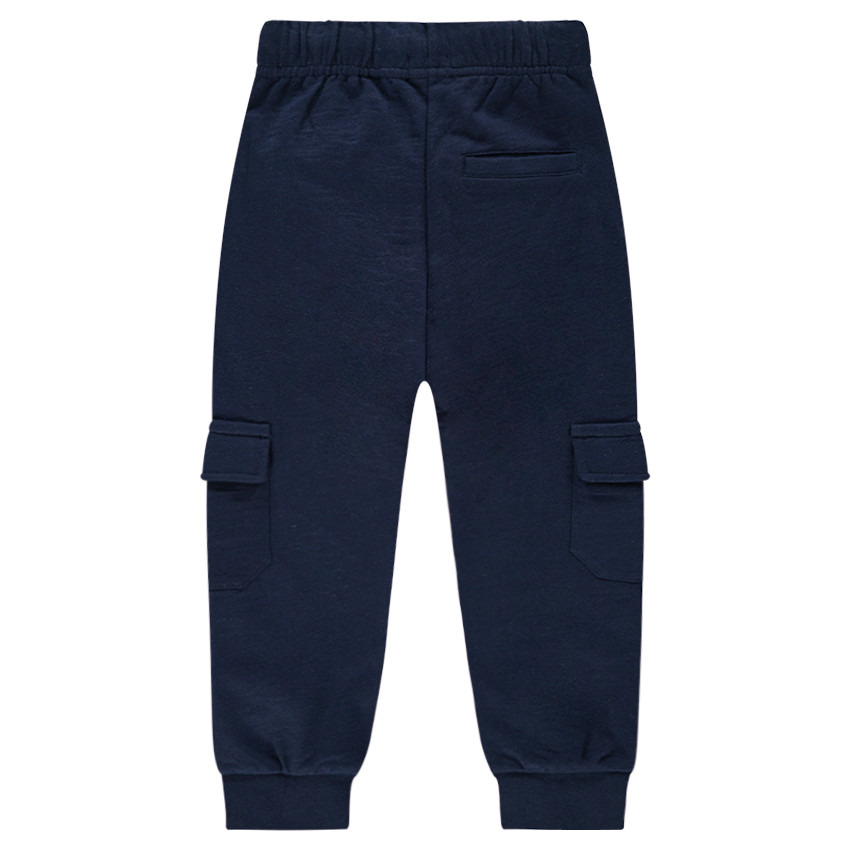 Φανελένιο παντελόνι φόρμας με μεγάλες τσέπες 