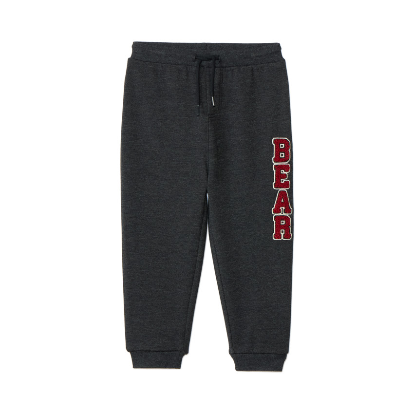 Jogging molleton à patchs bouclettes pour bébé garçon 