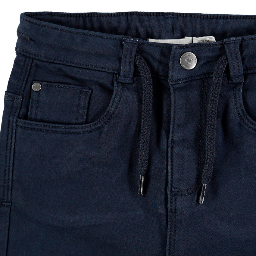 Βερμούδα από υφασμάτινο με κορδόνια περίσφιξης 