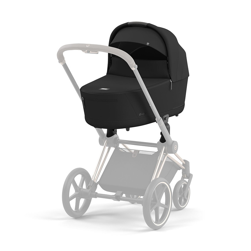 Καλαθούνα Lux Carry Cot για καρότσι Priam/e-Priam σε απόχρωση σεπία μαύρο 